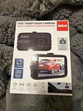 RCA 1080P Dash Camera Brand New Sealed G Sensor Parking Monitor AA